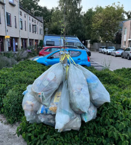 pmd zakken aan paal rietkampen