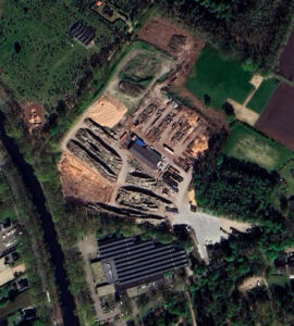 opslag biomassa hall satelliet
