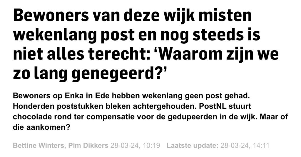 degelderlander postnl