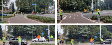 burgeractie op de rotonde ede