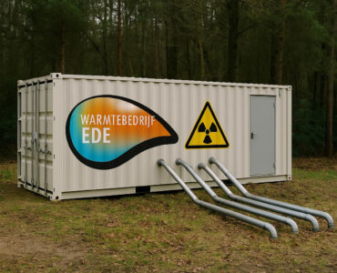 modulaire kernreactor in zeecontainer warmtebedrijf ede