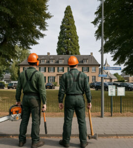 monumentale mammoetboom ede mag niet worden gekapt