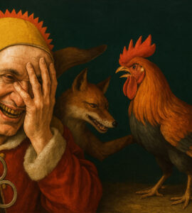 wat 1april met een vos te maken heeft