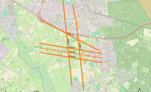 Seismisch onderzoek naar aardwarmte aan Maanderdijk 2 Ede seismiek overzichtskaart kleur 508x312 1