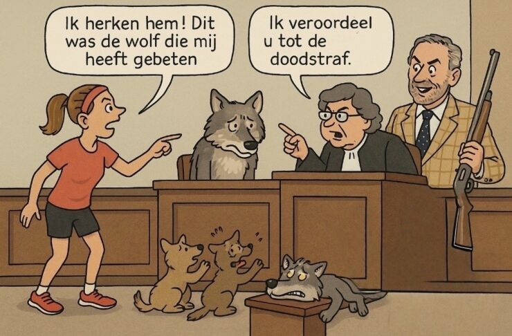 wolf voor de rechter
