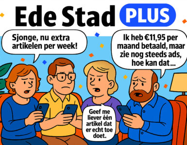 Analyse Ede Stad Plus: Meer ANP en ads dan lokaal nieuws 3 ede stad plus abonnement met ads recensie