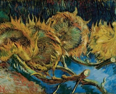 Vincent van Gogh Vier uitgebloeide zonnebloemen augustus oktober 1887