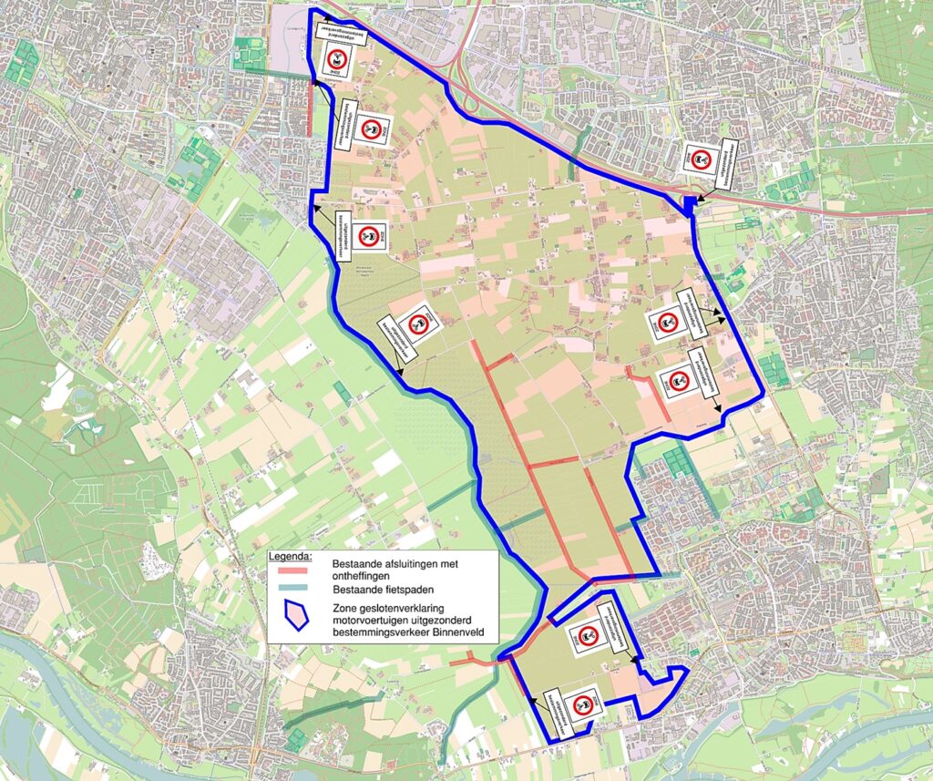 binnenveld afsluiting
