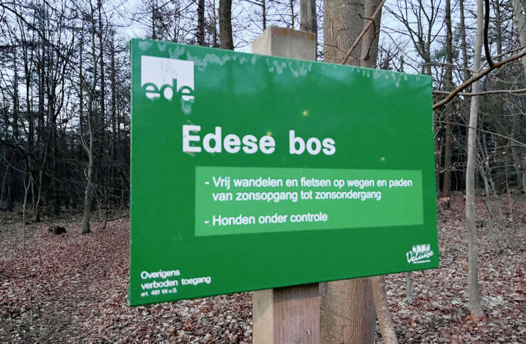 bordjes edes bos handhaving