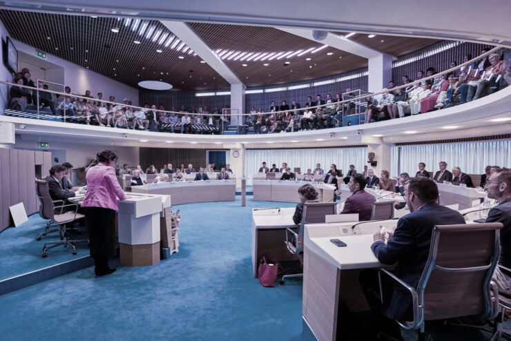 gemeenteraad ede blauwgrijs