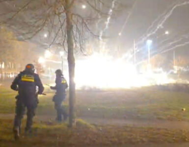 rellen in het huygenspark