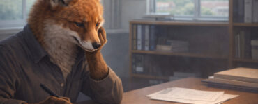 reflectie van de vos