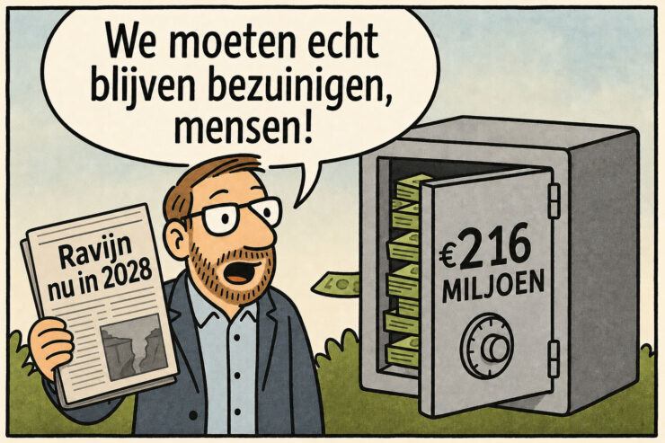 ravijn blijven bezuinigen