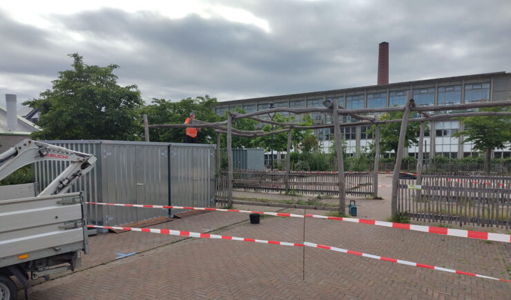 de ontdekking parkeerplaatsen fietsenstalling