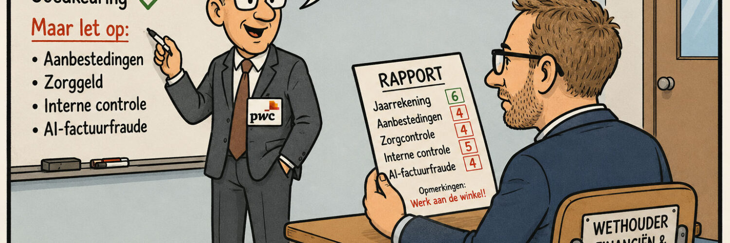 wethouder bram krijgt zijn rapport