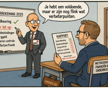 wethouder bram krijgt zijn rapport