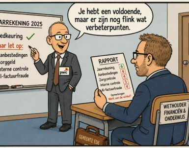 wethouder bram krijgt zijn rapport