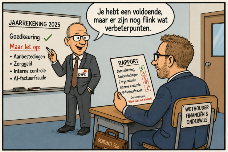 wethouder bram krijgt zijn rapport