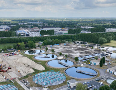 rwzi ede luchtpanorama