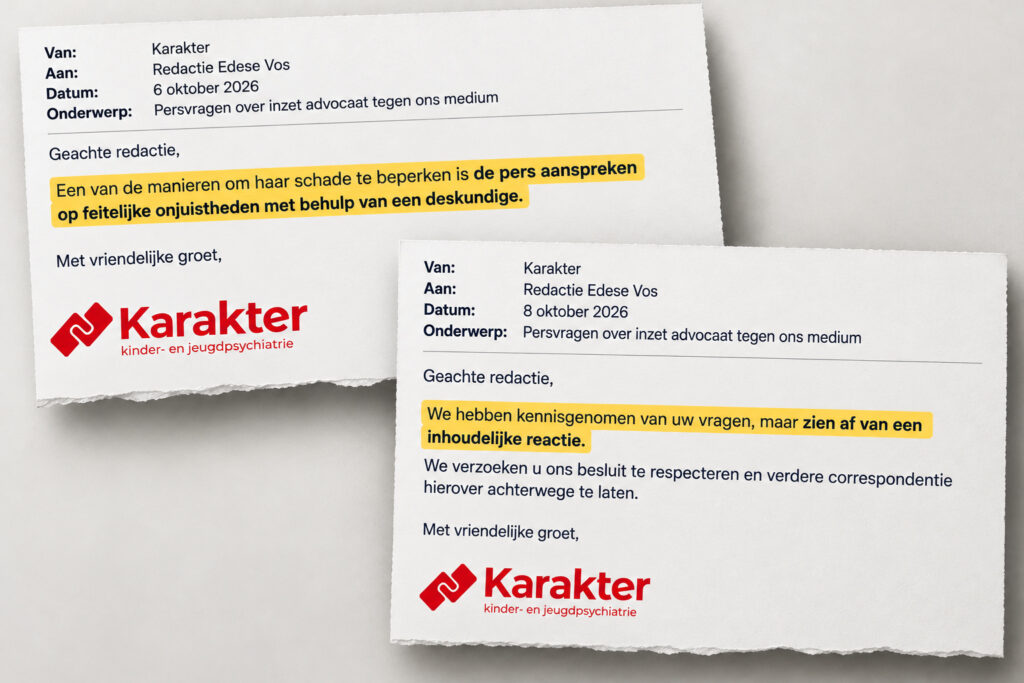 karakter ggz omgang met de pers